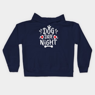 Doggy Date Night – February Kids Hoodie